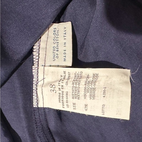 Benetton Navy Slip Dress - Picture 2 of 4